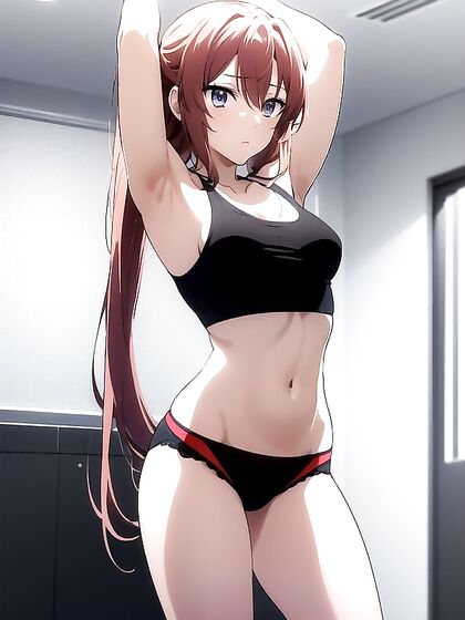 Dancing in Pyjamas with Seductive Underboob Teases in Hentai AIPorn
