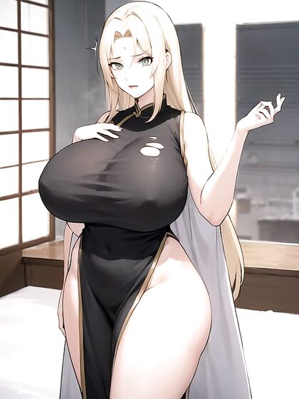 N Dressed in Traditional Chinese Attire for Seductive Hentai Pleasure
