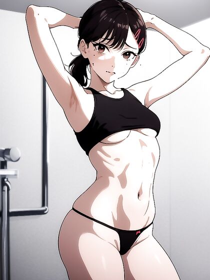 Detailed Arms-Up Pose in Steamy 18+ Hentai AI Porn Scenes