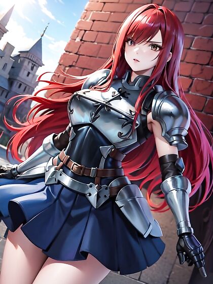 Erza from Fairy Tail Seduces in Steamy Hentai AI Scenes