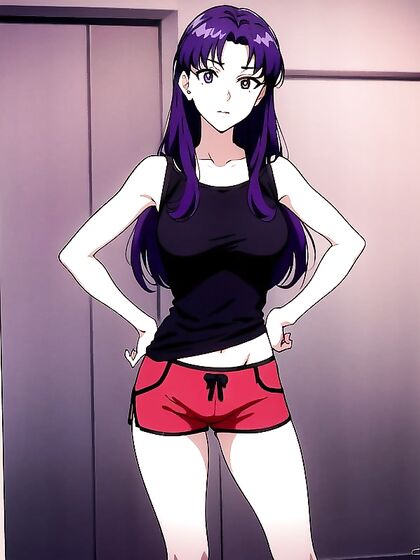 Sporty Crop Top and Comfy Pyjama Shorts in Steamy Hentai Action