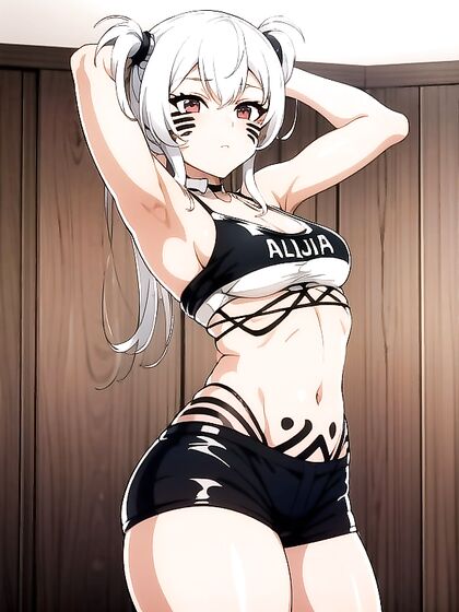 18-Year-Old in Sporty Shorts Shows Off in Explicit Hentai Scenes