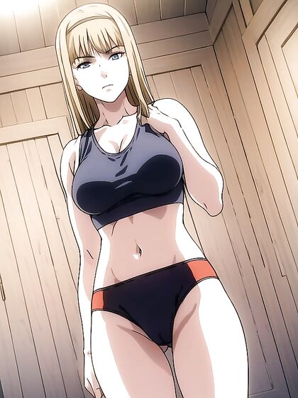 Teen 18+ Sporty Chick Shows Off HerUnderboob in Sexy Hentai Action