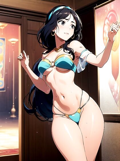 Detailed Screencap of Seductive Dance Moves in Horny Hentai Action