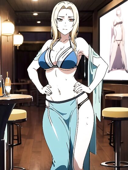 Tsunade from Naruto Shows Off Her Underboob in naughty 18+ Hentai Scenes