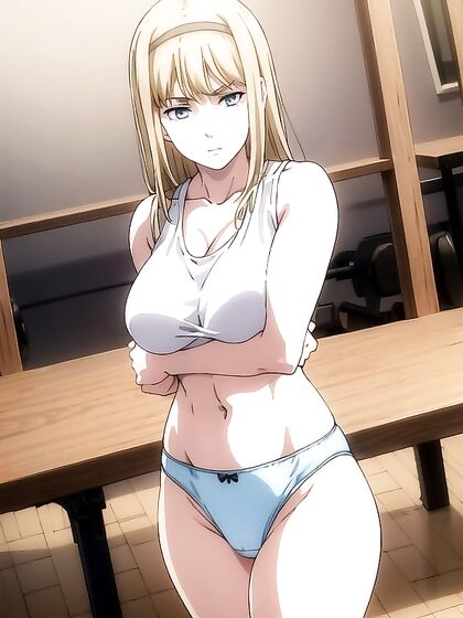 Ymir Fritz from Attack on Titan Shows Off Underboob in Sexy Crop Top Hentai Scene