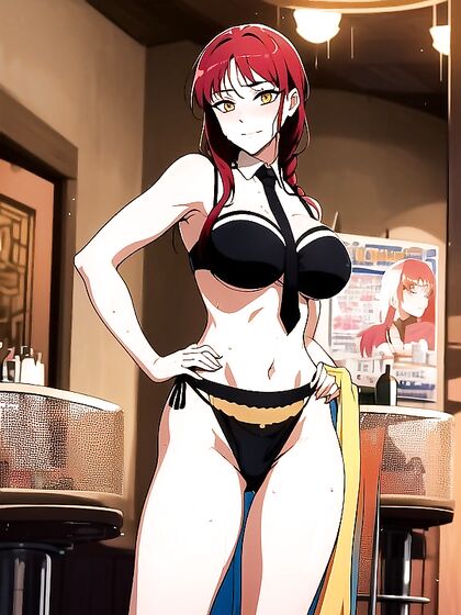 Mesh Belly Dancer Shows Off Underboob in Hentai Action