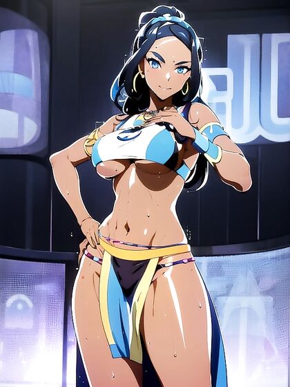 Nessa Rurina from Pokémon Smiles Blushingly in Misadventures