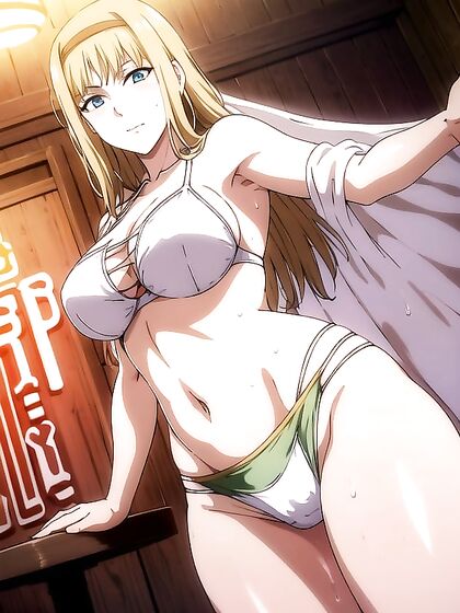 Dancing in Wet Clothes with Visible Pubic Hair for Hot Hentai Action
