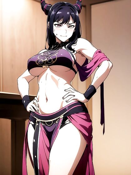 Dancing in Thongs and Showing Off Underboob: A Seductive Hentai Fantasy
