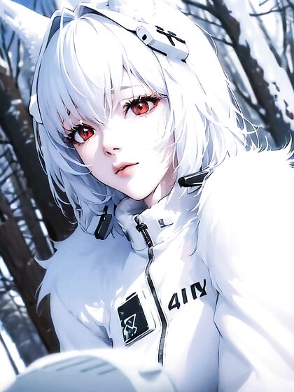WintertimeSnowForest WhiteFurandCoat UltraRealKHentaiAIPorn
