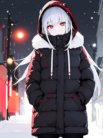 Cute Red-Eyed Girl 18+ from Tokyo Ghoul exhales Steam in Chilly hentai Action