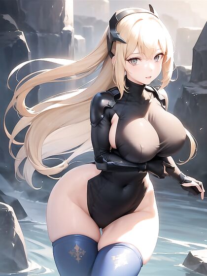 Blonde Beauty in Tight Outfit Enjoys Sensual Long-Length Hentai Pleasure