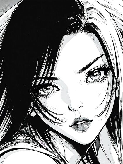 Classic Black and White Manga Hentai for Intense AI Erotic Pleasure