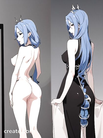 Mushoku Tensei's Pale-Skinned Beauty with Blue Hair in Seductive Hentai Scenes