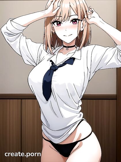 Yoga Girl 18+ Wears Seductive Choker in Kinky Hentai Scenes