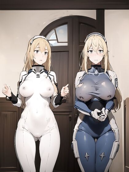 Sci-Fi hentai fantasies come alive with thickly dressed allure
