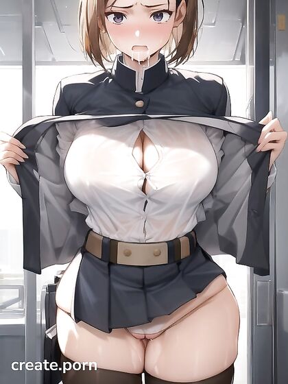 Horny Solo hentai Character Drenched in Sweat for Intense Self-Pleasure