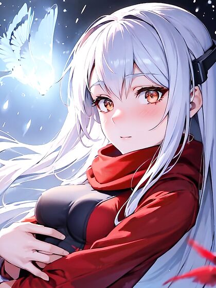 Aiz Wallenstein Lost in a Colorful Forest with Glowing Blue Fireflies for Hot Hentai Fun
