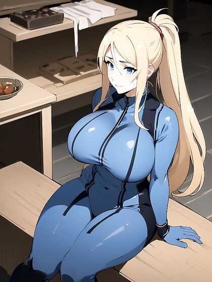 Blonde-haired Eorzea Adventurer in Sci-Fi Hentai Adventures