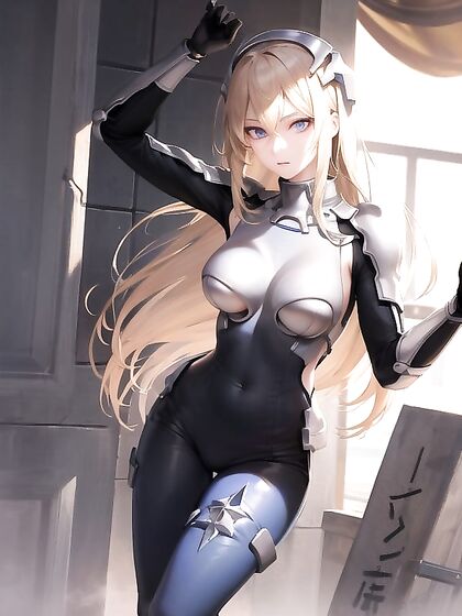 Aiz Wallenstein Cosplays in Tight Bodysuit for Seductive Dungeons and Desire Hentai Scenes