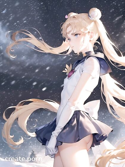 Pigtails Get naughty in the Snow for Steamy Winter Hentai Action