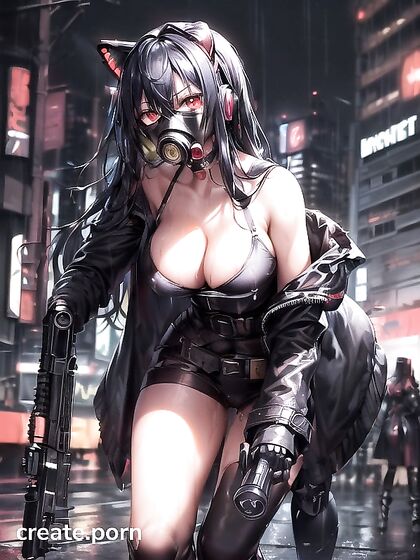 Steampunk Duo in Black Hooded Coats Explore Erotic hentai Adventures