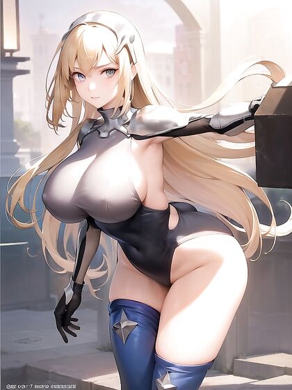 Leotard-clad Beauty Stares Intently at You in Long-Length Hentai Ecstasy