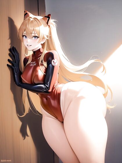Happy Woman with Massive Breasts Shows Off in Form-Fitting Clothes Hentai Scene