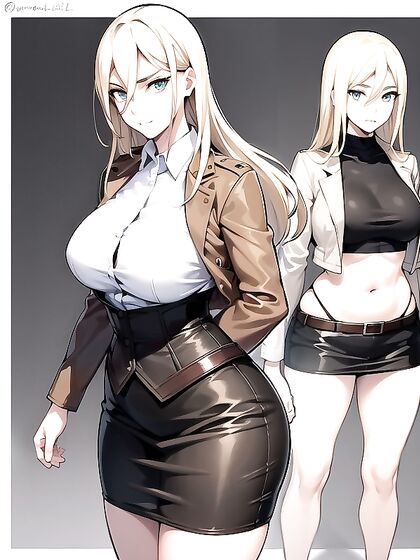 Blonde Goddess with Green Eyes Teased in-Length for Hentai Ecstasy