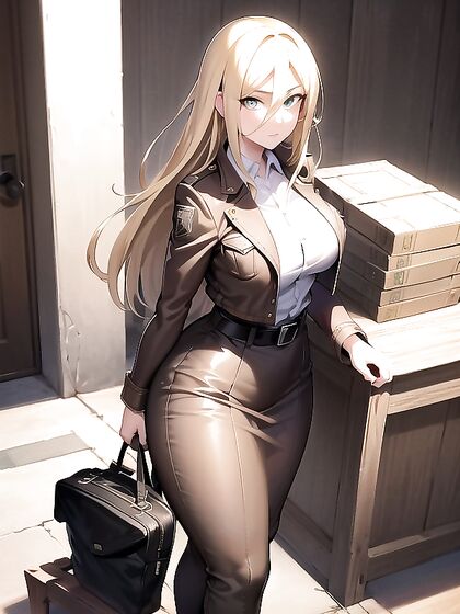 Historia from Attack on Titan Enjoys Thick hentai Sessions with Green-Eyed Intensity
