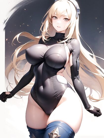Massive Breasts and Seductive Brown Eyes Stare at You in This hentai Masterpiece