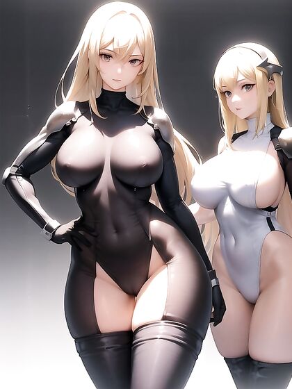 Blonde Beauty with Luscious Long Locks EnjoyingMind-Blowing Hentai Pleasure