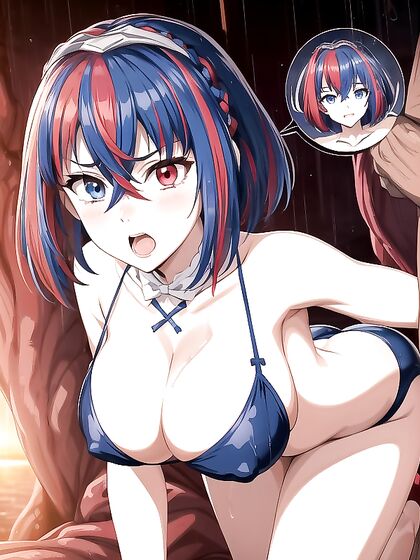 Green-Skinned Beauty Seduces in a Bamboo Forest Hentai Fantasy