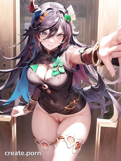 Orange-Haired Beauty with Detailed Facial Features in Mesmerizing Hentai Scenes