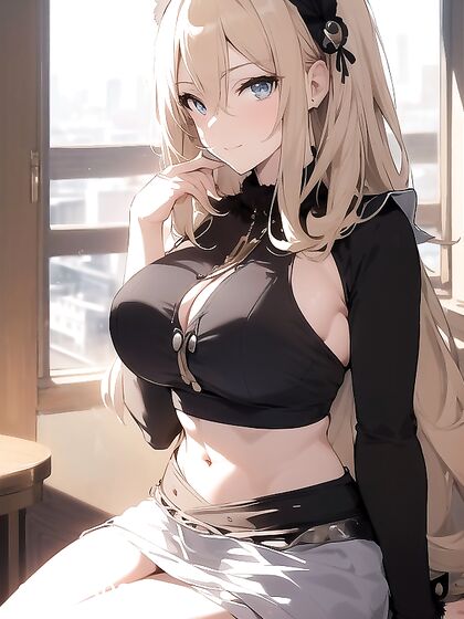 Intimate Anime Scene: Medium-Length Viewing Experience with Direct Eye Contact
