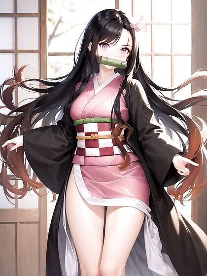 Nezuko from Demon Slayer Stars in Captivating Hentai AI Porn Scenes