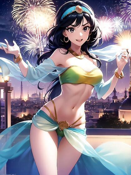 Fit Masterpiece Unleashed in Mesmerizing Nighttime Hentai Ecstasy