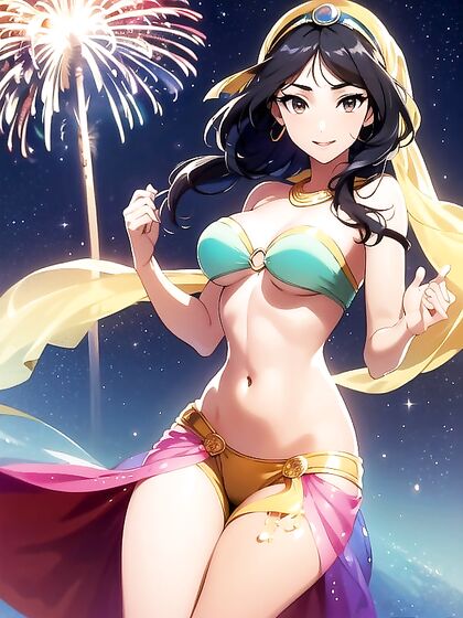 Jasmine from Aladdin in High-Quality Masterpiece Hentai Scenes
