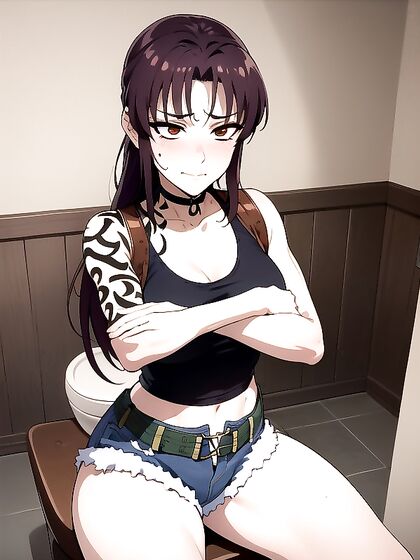 Revy from Black Lagoon Takes Control in Explosive 18+ Hentai Action