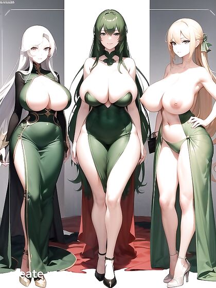 Blushing Nude Beauty with Detailed Skin Pores in Erotic Hentai Scenes