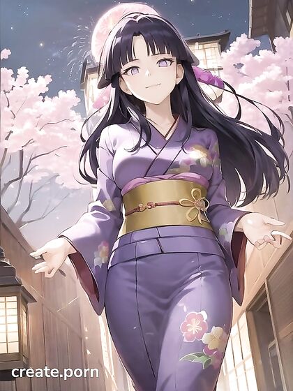Sakura Garden New Year's Eve: Light Enhances Her Beauty in Mind-Bending Hentai Pleasure