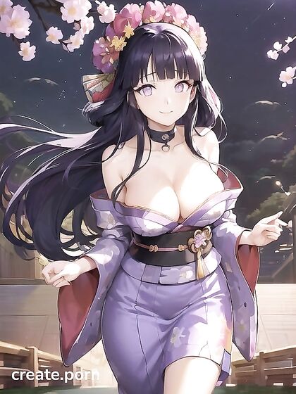 Large Breasts and Long Length Heat up New Year's Eve in Steamy Hentai Action