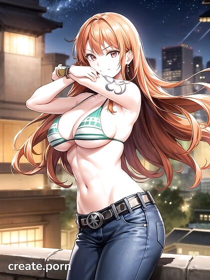 Nami's Seductive Side Profile in.ToShort Hentai Adventures