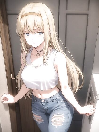 Ymir from Attack on Titan Choked in a Seductive Crop Top for Intense Hentai Pleasure