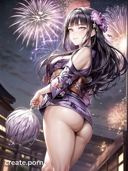 New Year's Kimono Dance Turns into Steamy Hentai Pleasure