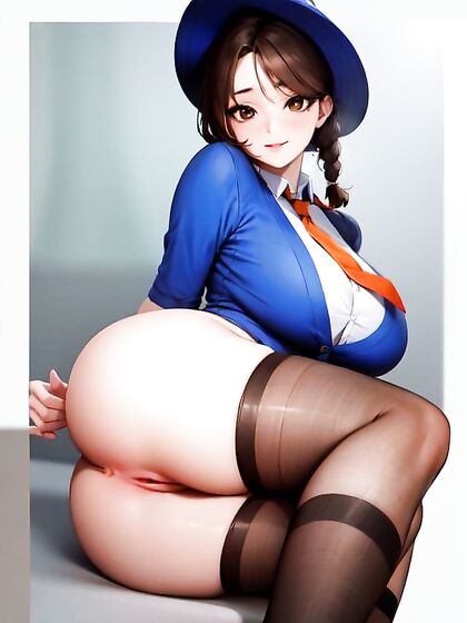 voluptuous Curves and Rounded Breasts in Minimalist Hentai Pleasure