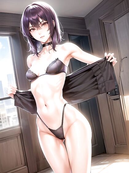 Embarrassed Girl 18+ with Small Breasts and Tiny 18+ Ass in Sensual Hentai Scenes
