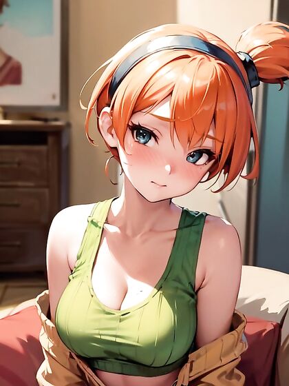 Bust Shot Bliss: Arms Bound in Seductive Hentai Intimacy
