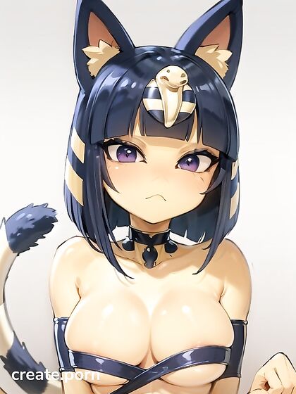 Ankha from Animal Crossing in Highly Detailed Sharp Body Hentai Scenes